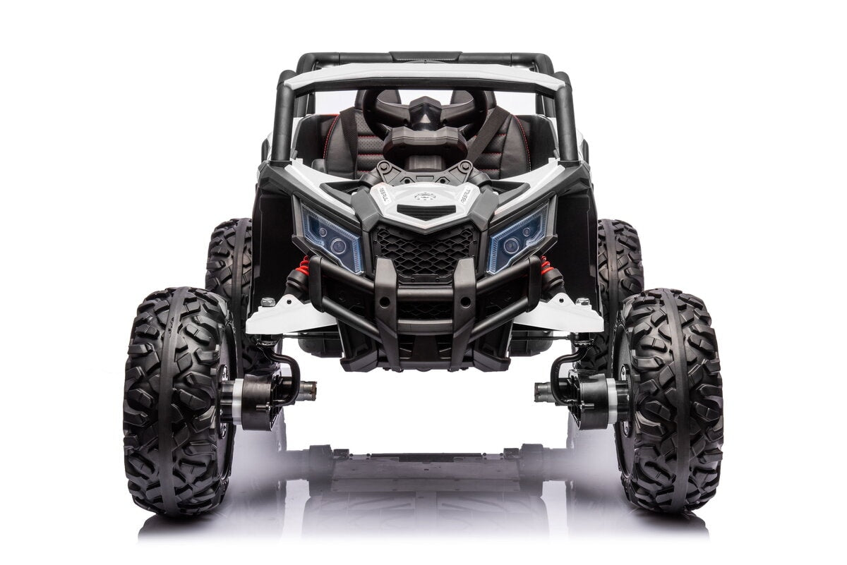 Can-Am 12V Bombardier Kids Ride-On Buggy With Leather Seat and Rubber Wheels