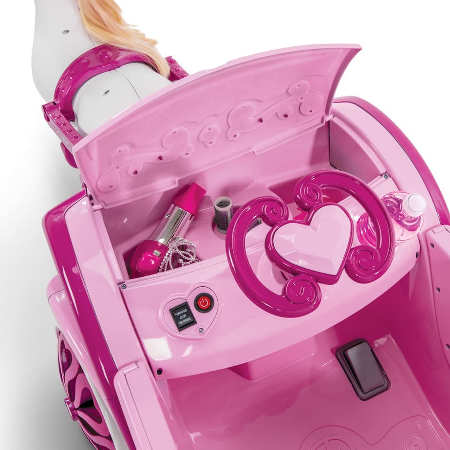 Kids Disney Princess 6v Electric Ride-on Horse & Carriage