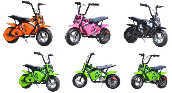250w Monkey Bike Kids Electric Mini Moto With Stabilizers