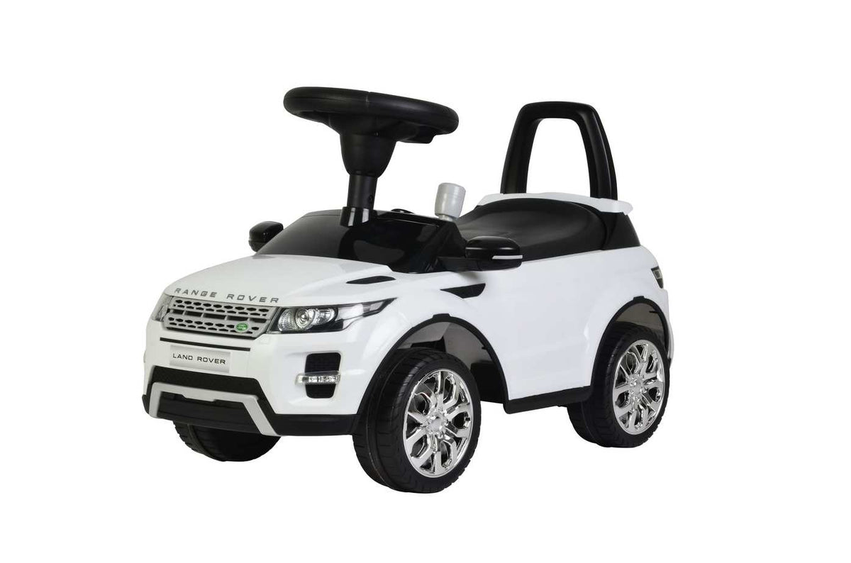 White Licensed Range Rover Evoque Foot to Floor Push Along Ride on