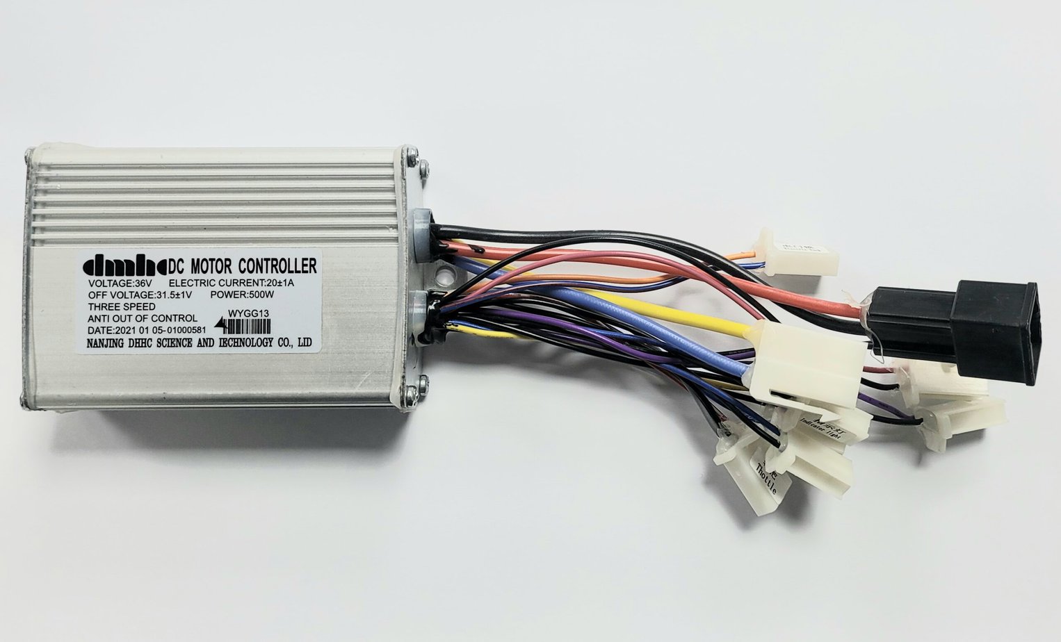 E-Bike Motor Controller 36V/48V 350W12 Tube Brushle Produktbild-Vorschau 2