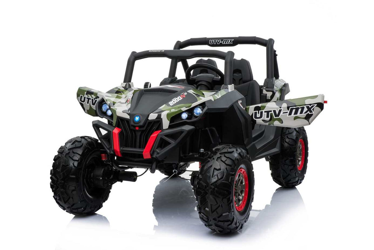 Camo 24v UTV Off Road Electric Ride on Buggy