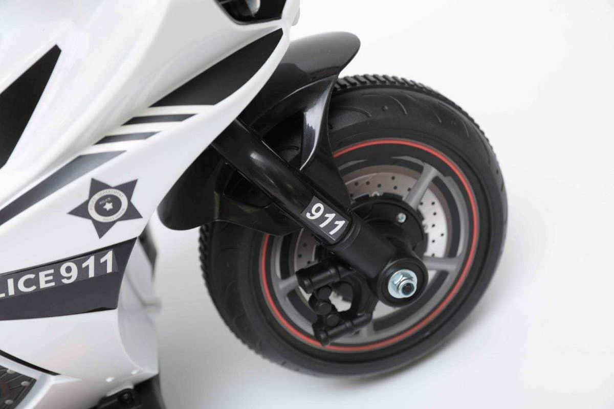 6v Kids Electric Ride on Police Trike Motorbike