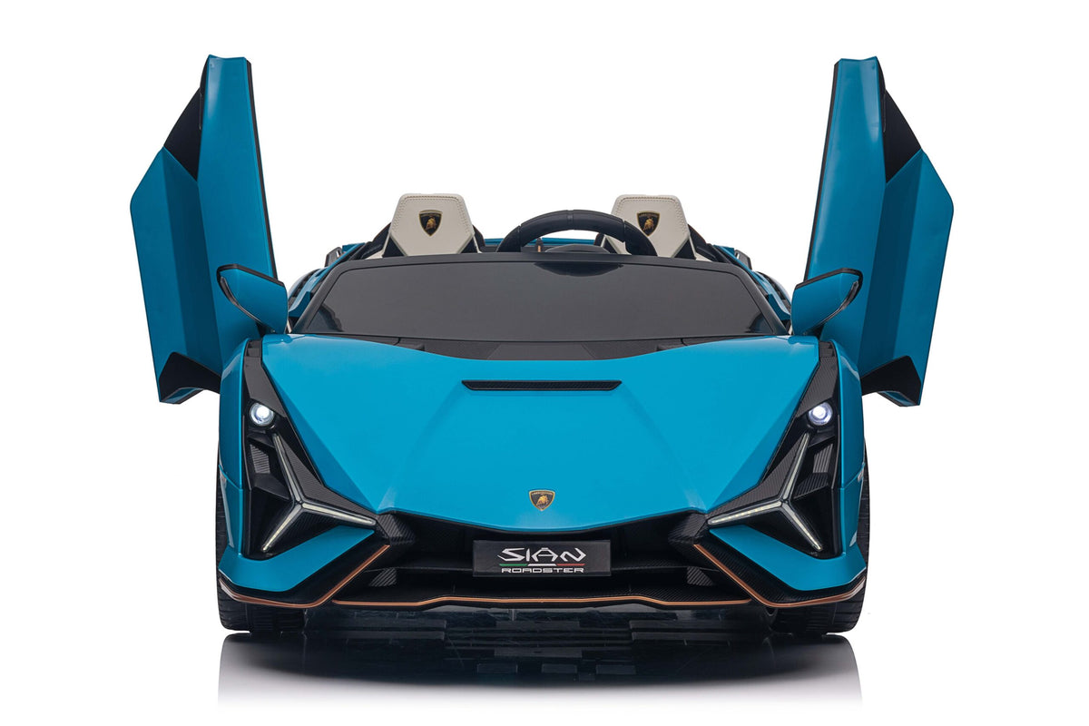 Dynamic Blue Lamborghini Sian Ride On Toy