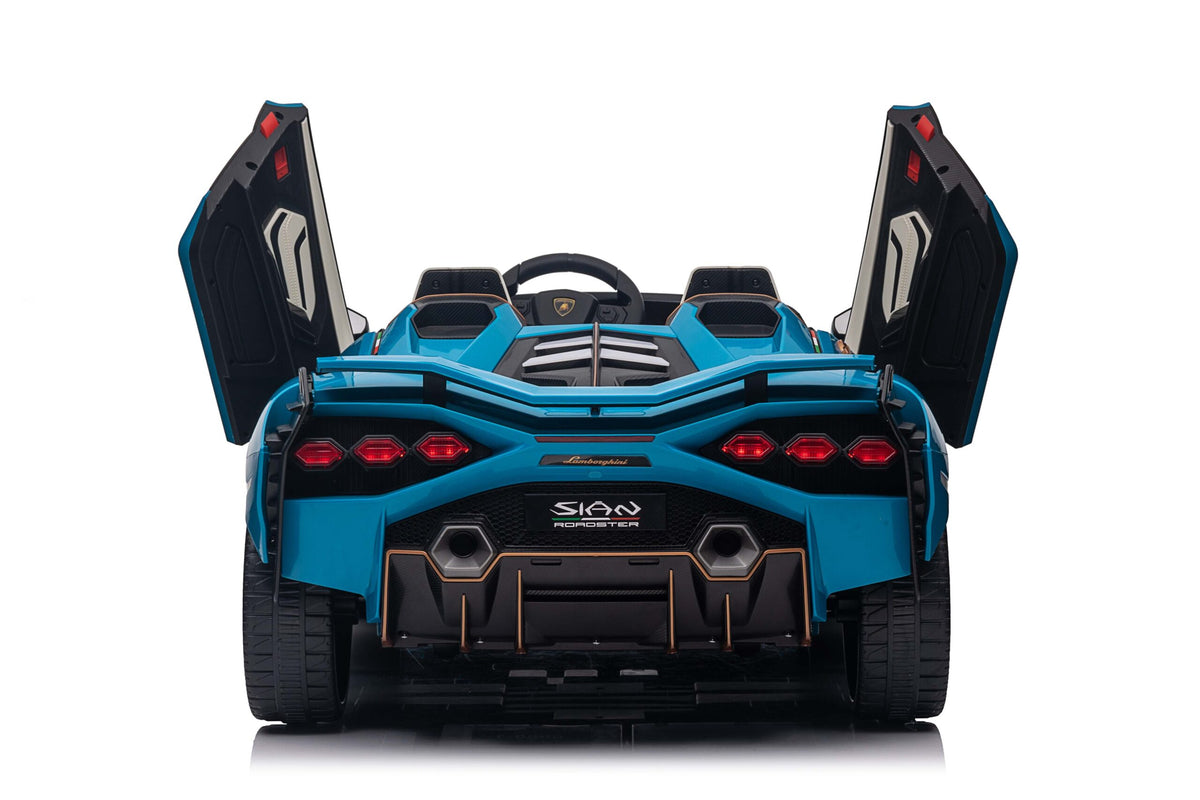 Awesome Blue Lamborghini Sian for Young Drivers