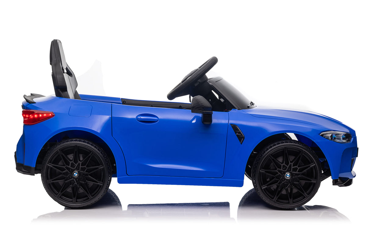 Children's BMW M4 Electric Toy Car - Push Start, LED Lights, MP3 Player