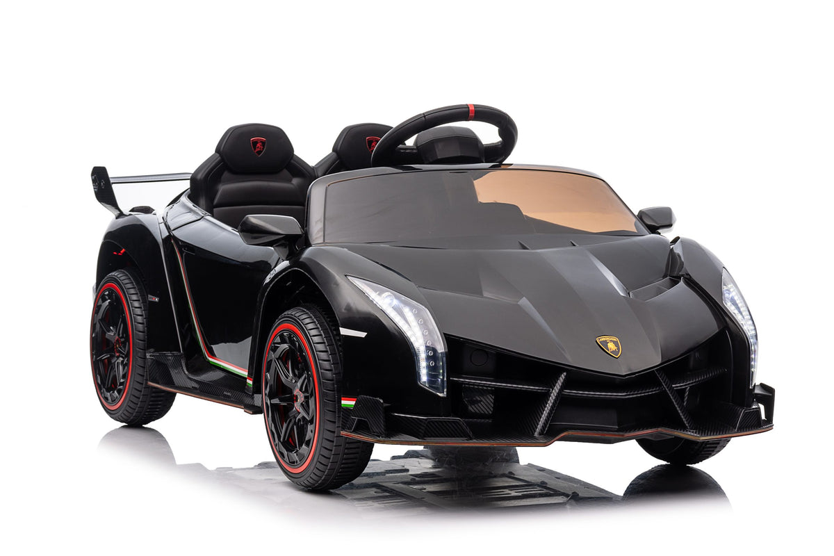 Black Lamborghini Veneno Kids Car