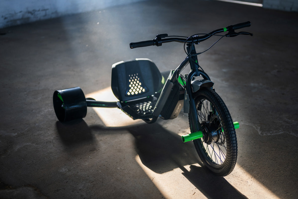 Electric Green Machine Drift Trike - 36V Power, 15mph, Total Drift Control