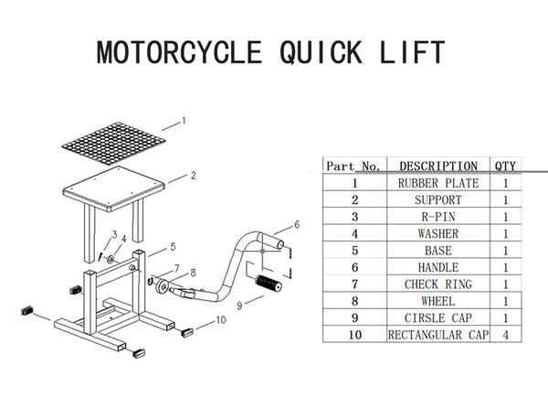 MX Workshop Stand Manual