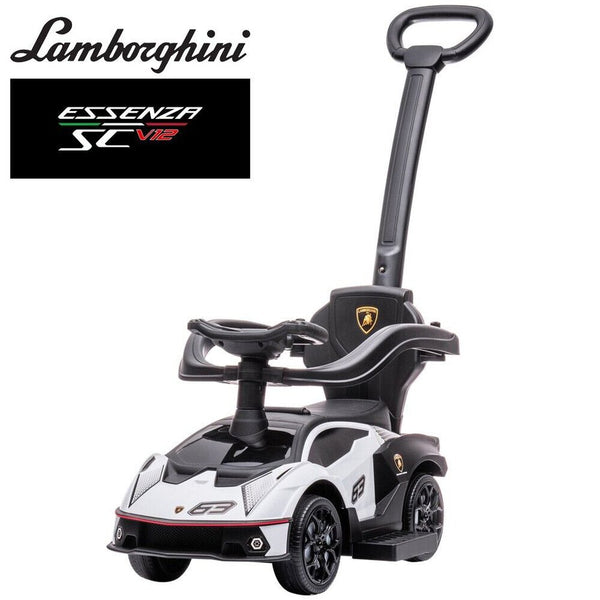 Lamborghini Essenza SCV12 Foot To Floor Ride on Car With Push Handle