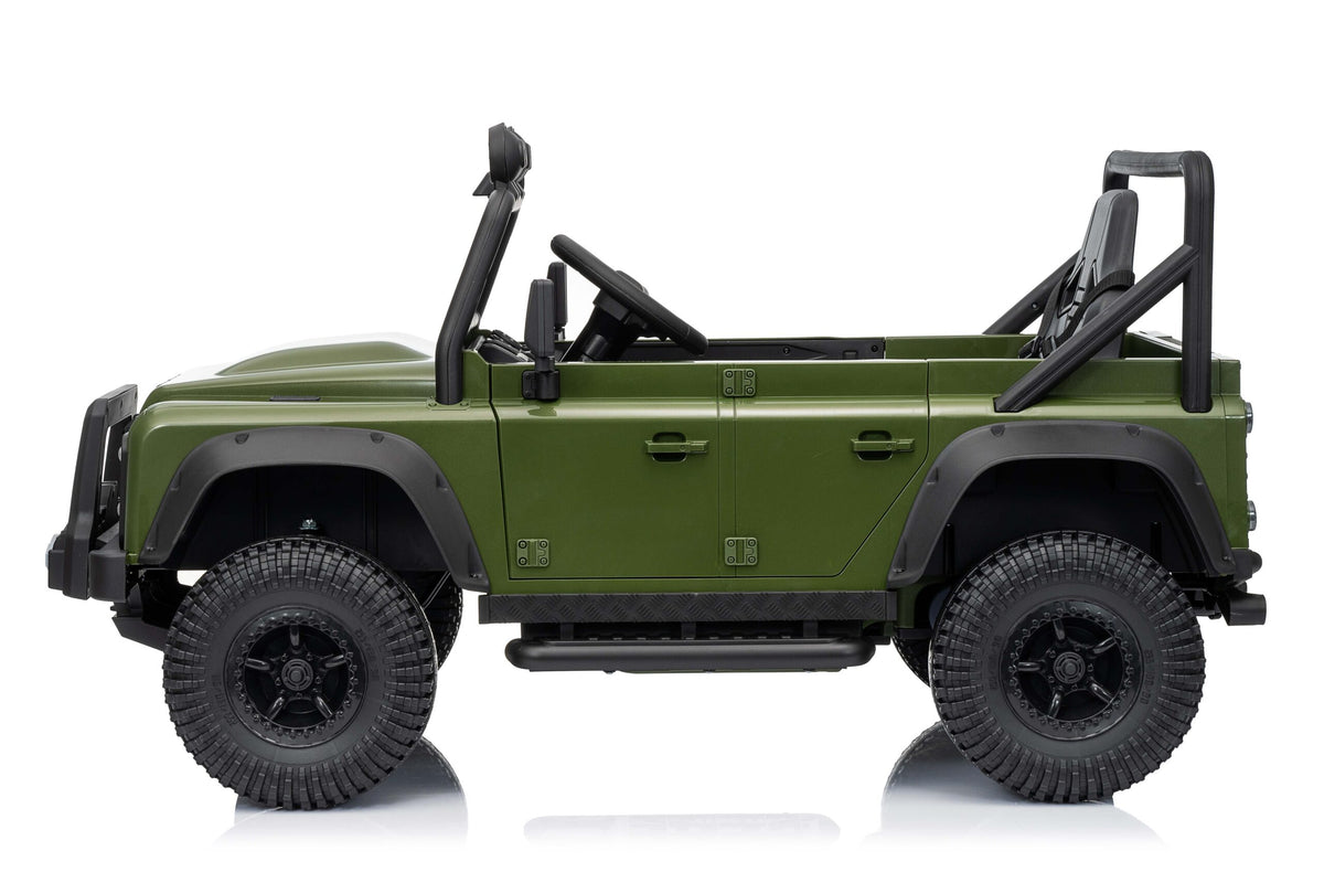 12v army green Kids ride on defender