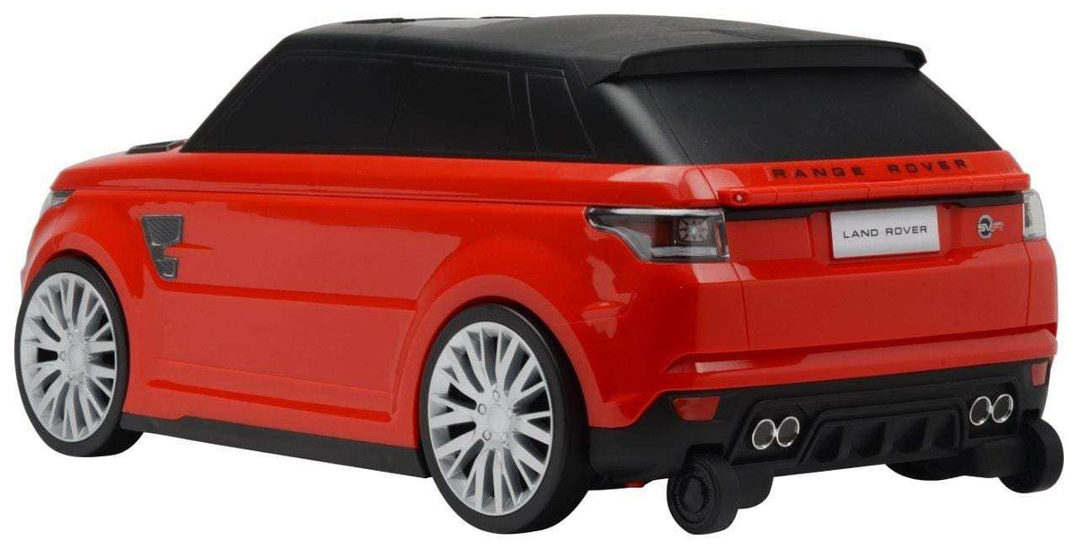 Red Official Licensed Range Rover Sport SVR 2 in 1 Foot to Floor Push Along Ride on Car and Luggage Suitcase