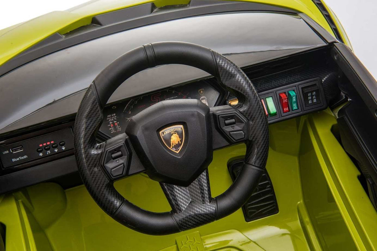 Lamborghini sian electric ride on car for kids