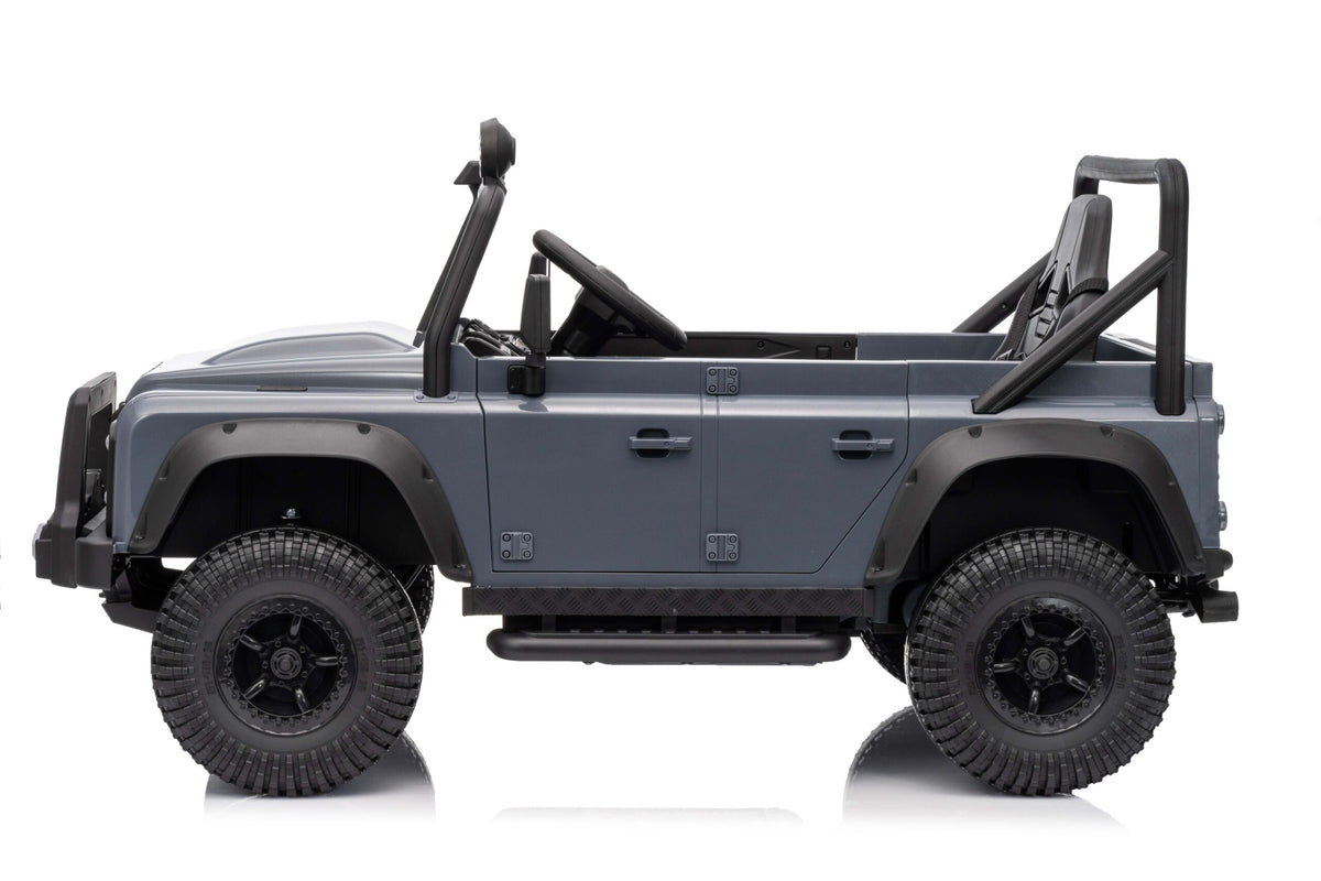 Grey Kids Ride on Defender Jeep