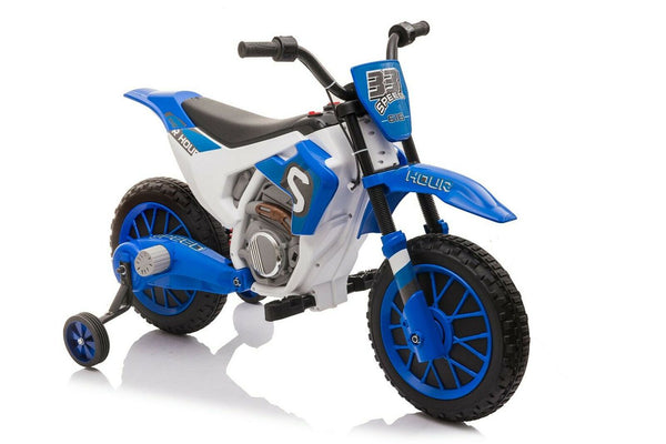 kids ride on motor bike blue