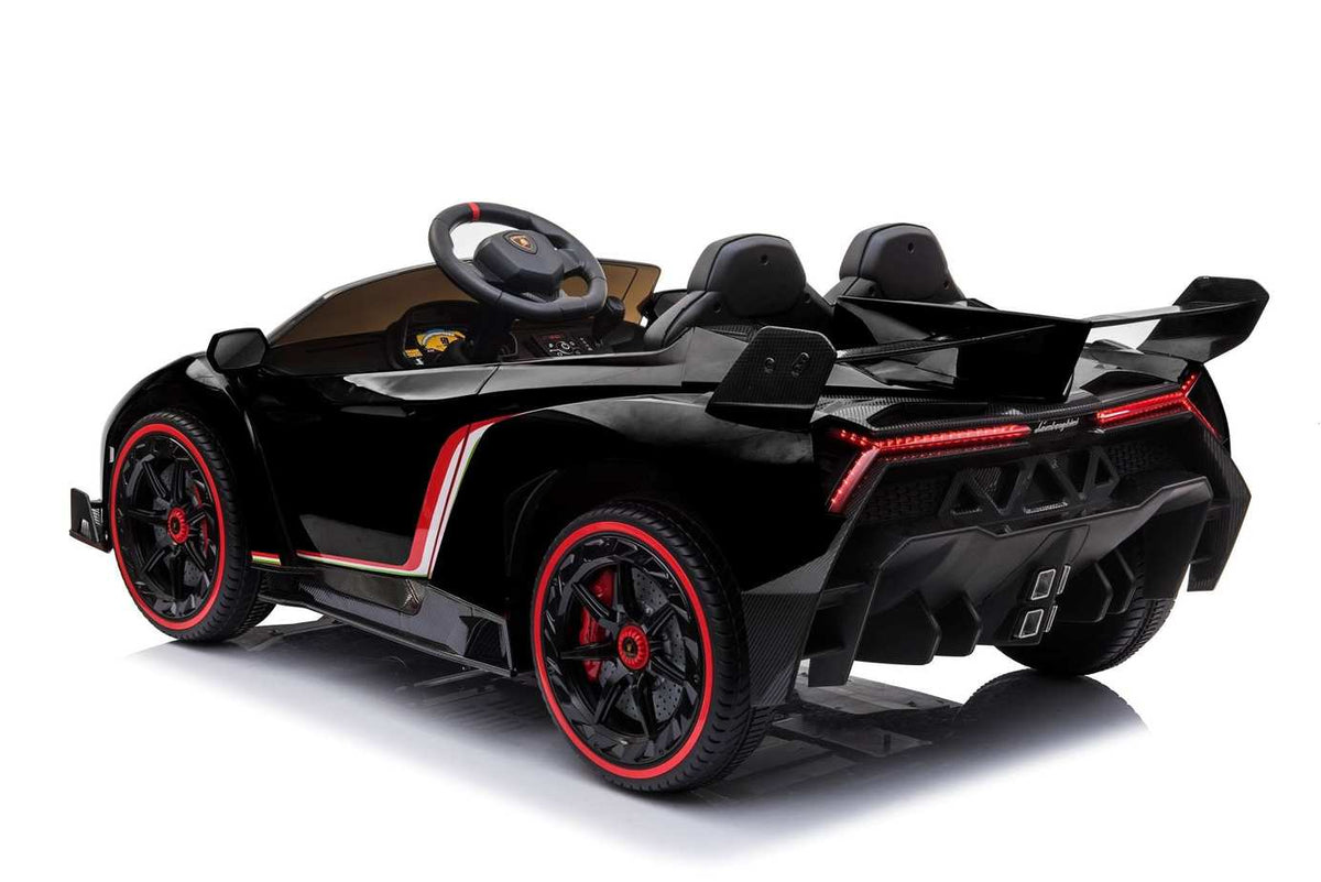 Kids Lamborghini Veneno 24V 2 Seater Electric Ride-On Car with Parental Remote Control