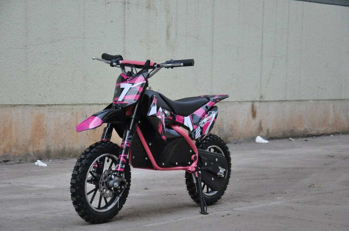 pink dirt bike