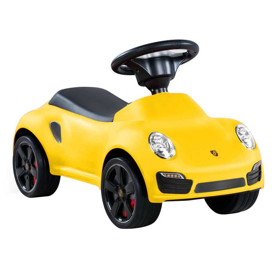 Yellow Licensed Porsche 911 Foot to Floor Ride on-0