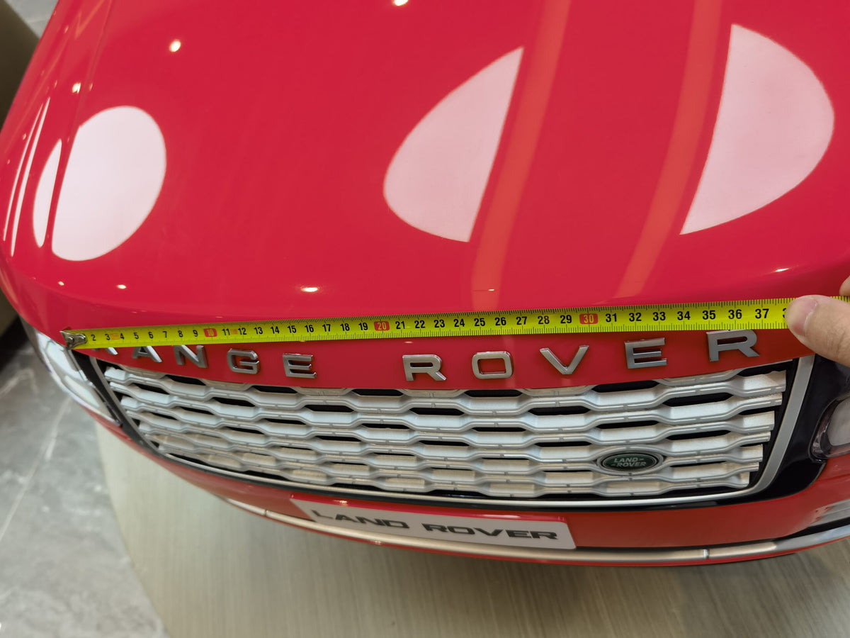 range rover decal size