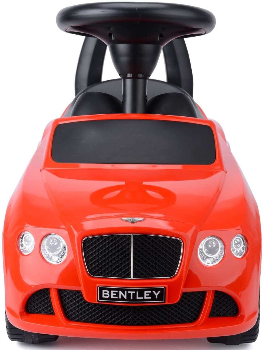 Red Licensed Bentley GT Foot to Floor Push Along Ride on