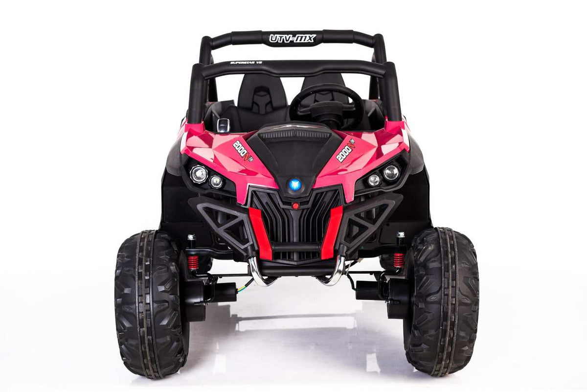 PINK 24v UTV Off Road Electric Ride on Buggy