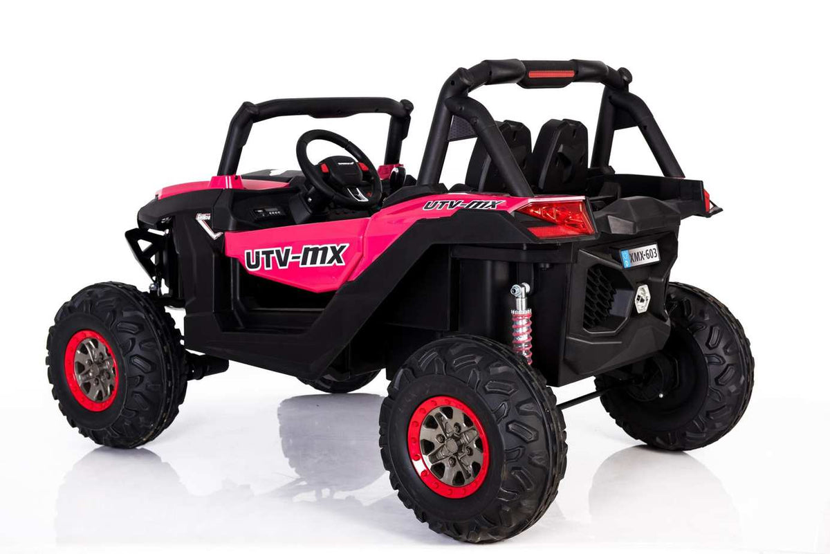 PINK 24v UTV Off Road Electric Ride on Buggy Quad Bike
