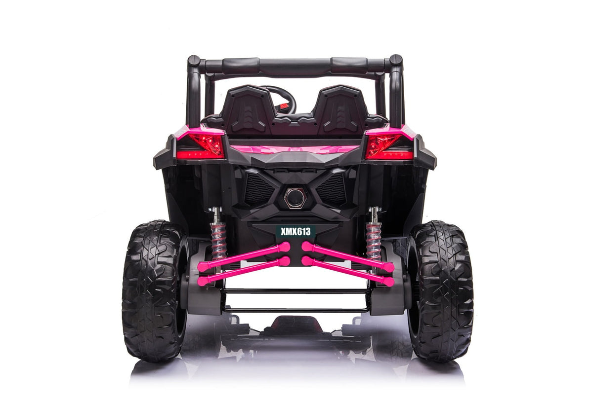 Kids 24v Pink 4 motor ride on jeep