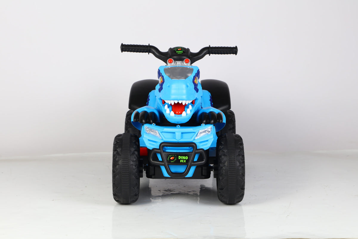 Dinosaur Theme Kids Quad: Jurassic Park Style Electric ATV