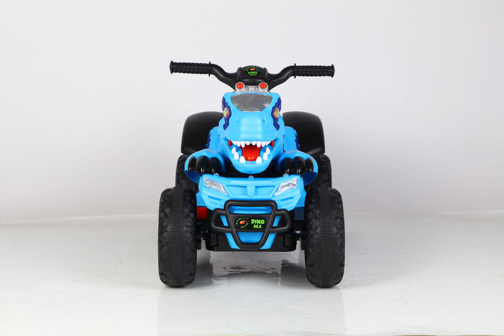 Dinosaur Theme Kids Quad: Jurassic Park Style Electric ATV