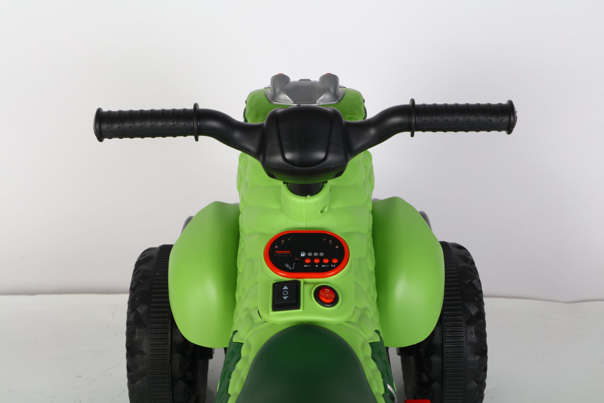 Dino Quad: Spiked Dinosaur Electric Quad for Kids