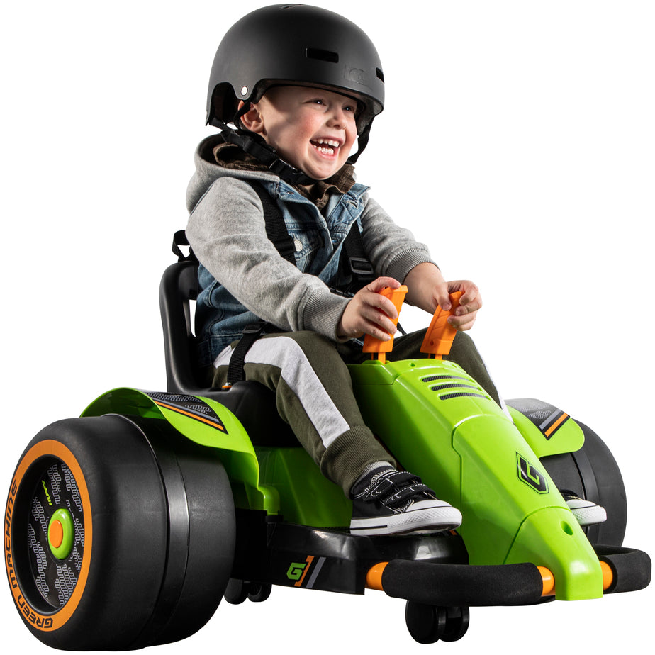 Huffy Green Machine 360 6v Kids Electric Ride On Go Kart