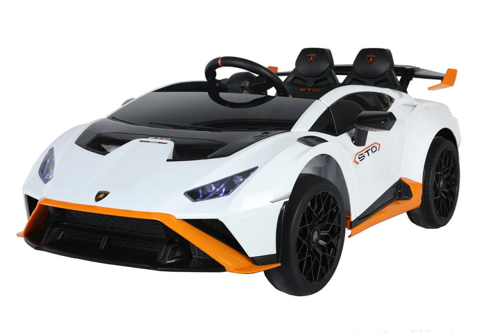 White Kids Lamborghini car with remote
