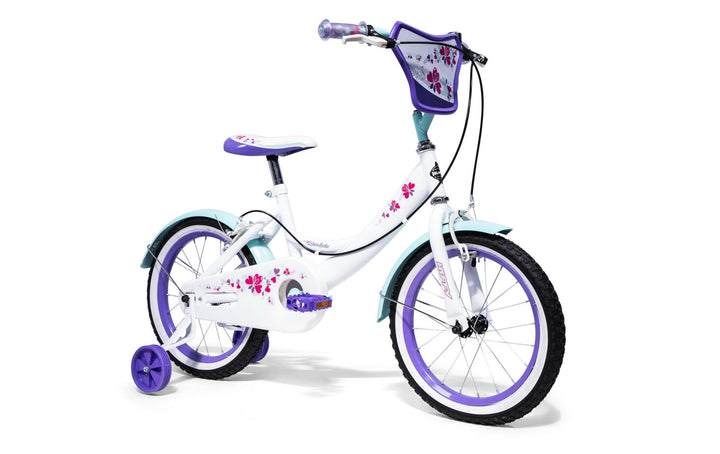 Purple Bike with Stabilisers