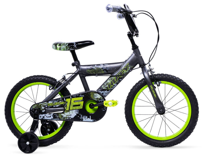 16" Boys Bike Huffy Delirium Matte Silver 21720W