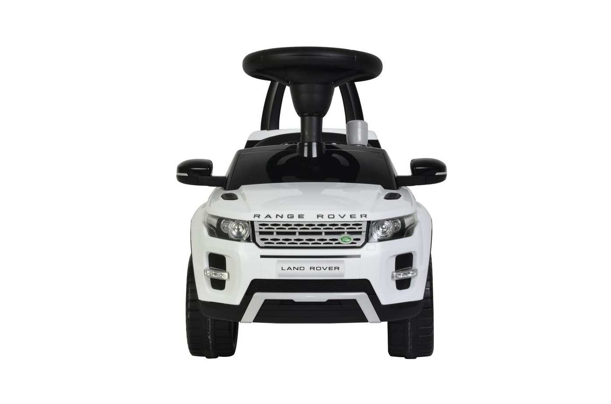 White Licensed Range Rover Evoque Foot to Floor Push Along Ride on