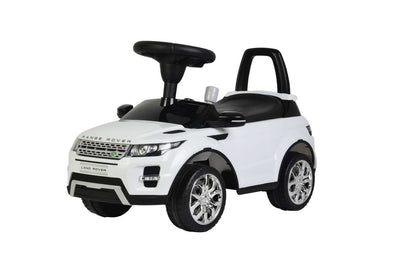 White Licensed Range Rover Evoque Foot to Floor Push Along Ride on