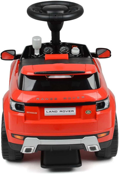 Red Licensed Range Rover Evoque Foot to Floor Push Along Ride on