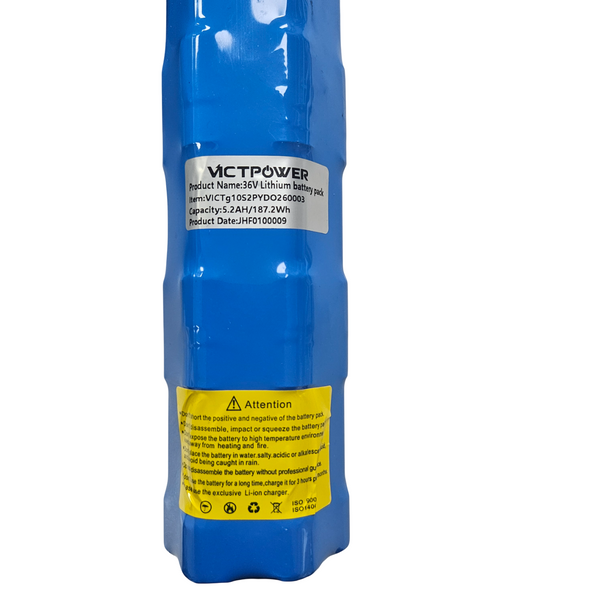 Replacement 36V 5.2Ah Lithium Battery for Neo Outlaw Surge 18" Electric Bike