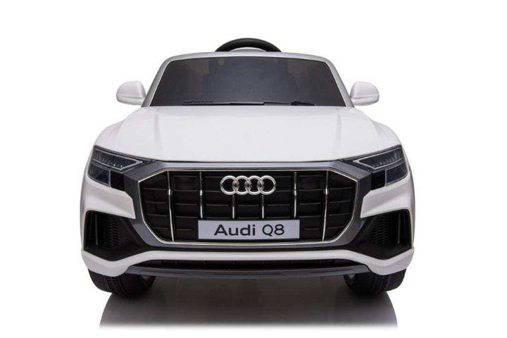 Licensed 12v Audi Q8 SUV with Parental Remote Control - White