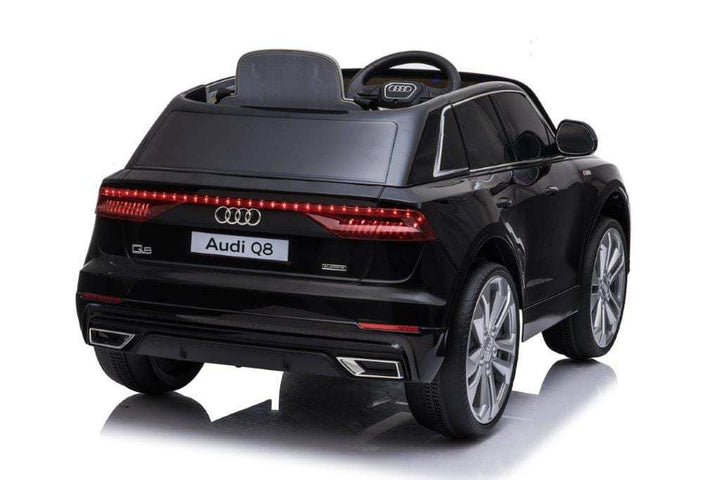 Licensed 12v Audi Q8 SUV with Parental Remote Control - Black