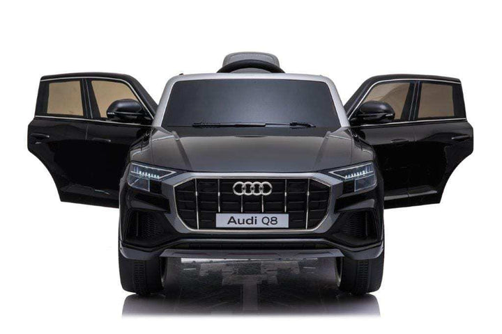 Licensed 12v Audi Q8 SUV with Parental Remote Control - Black