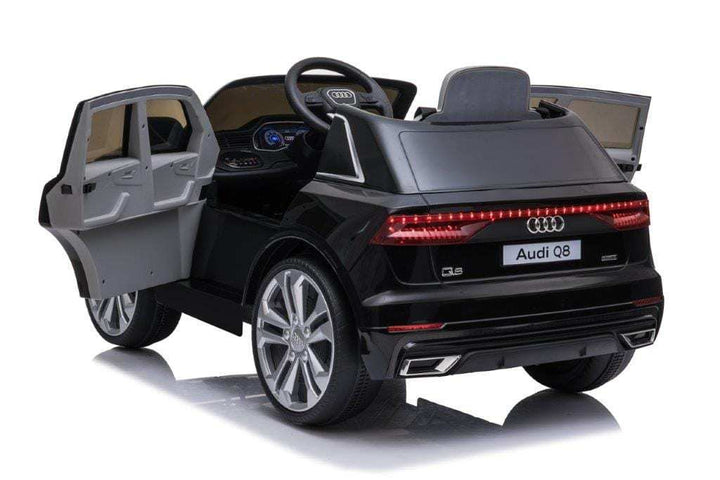 Licensed 12v Audi Q8 SUV with Parental Remote Control - Black