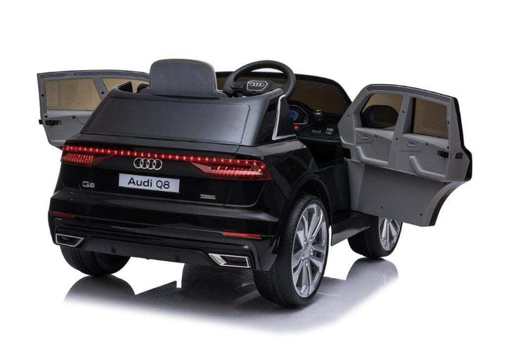 Licensed 12v Audi Q8 SUV with Parental Remote Control - Black