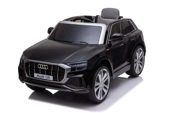 Licensed 12v Audi Q8 SUV with Parental Remote Control - Black