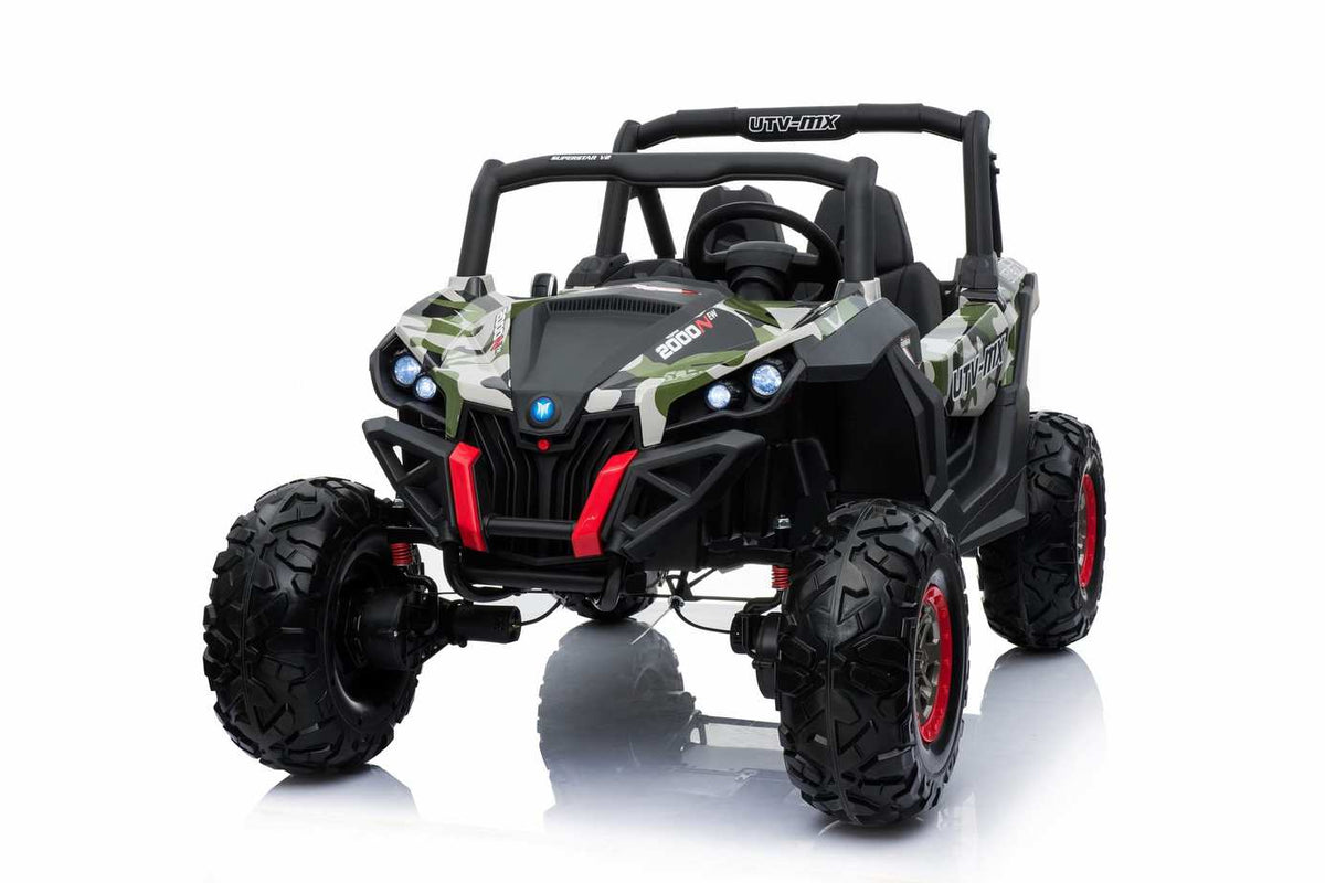 Camo 24v UTV Off Road Electric Ride on Buggy