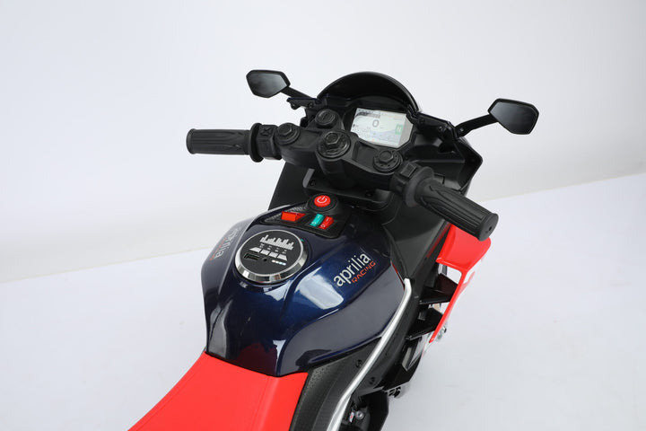 Kids Aprilia Motorbike Features