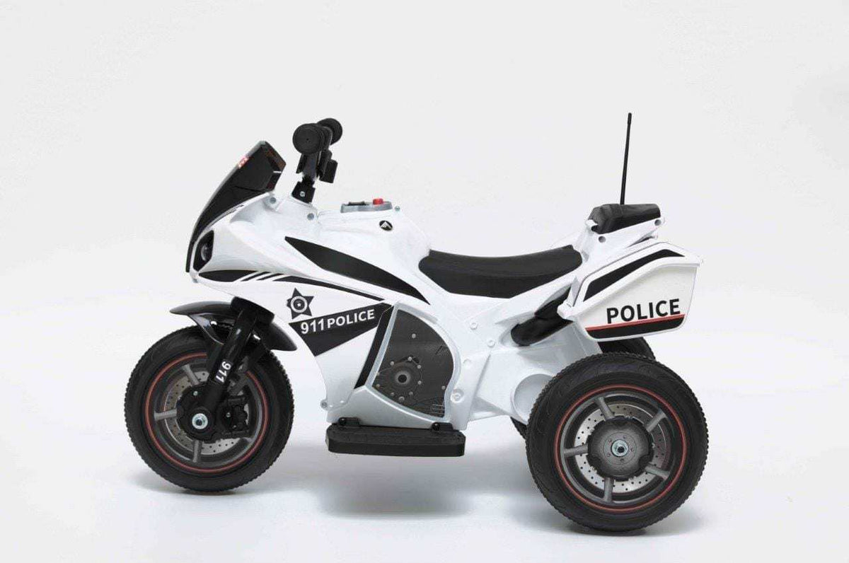 6v Kids Electric Ride on Police Trike Motorbike