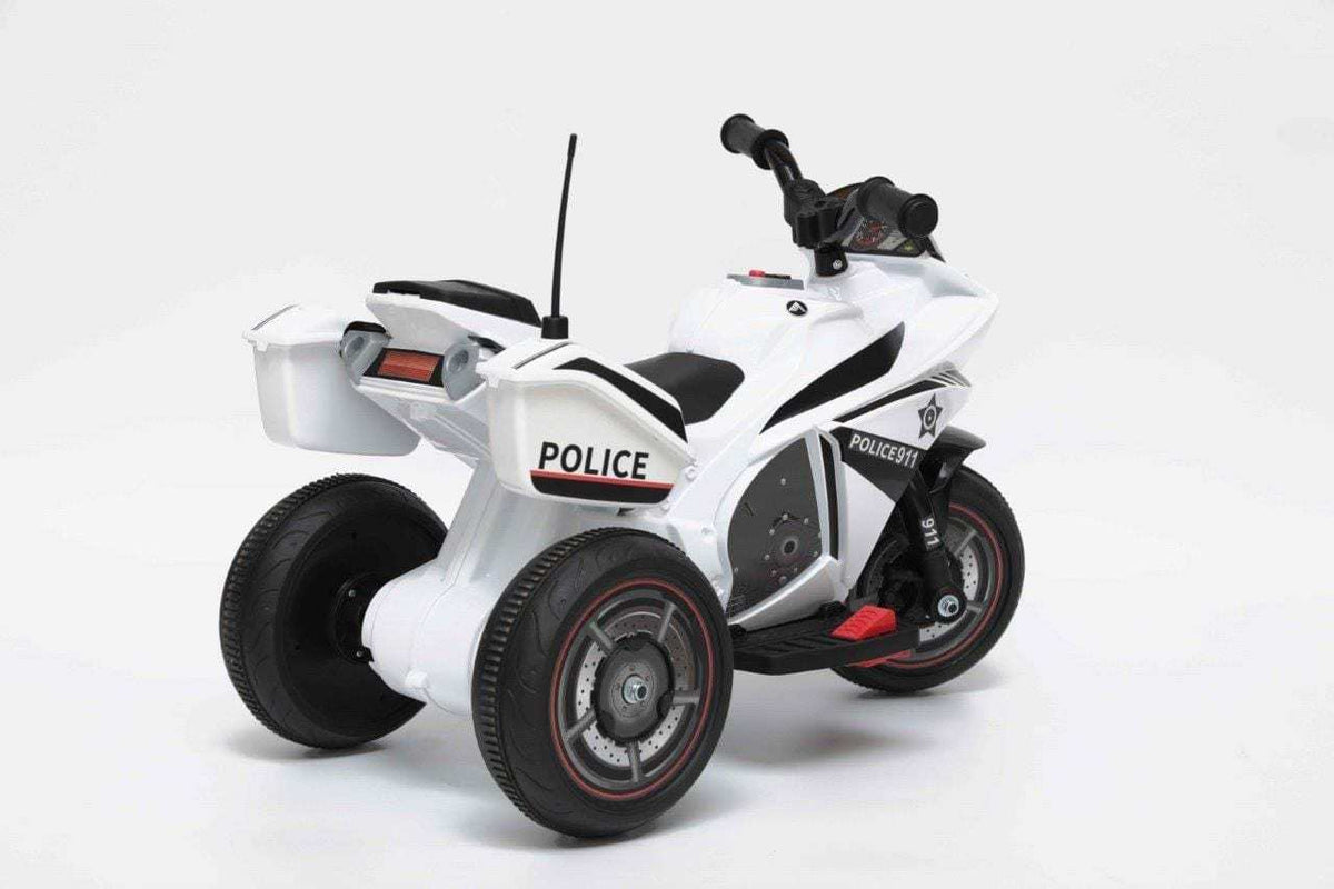 6v Kids Electric Ride on Police Trike Motorbike