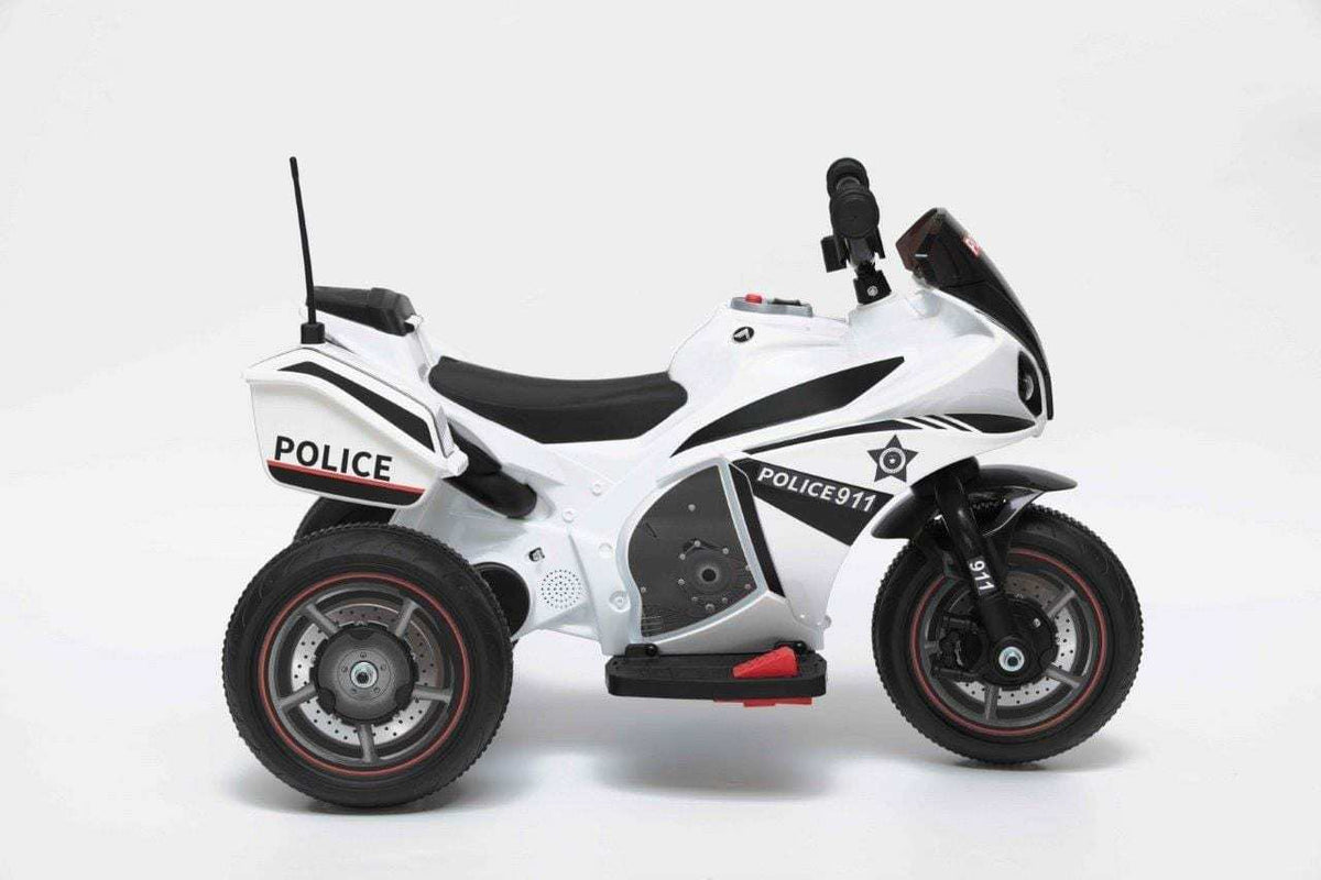 6v Kids Electric Ride on Police Trike Motorbike