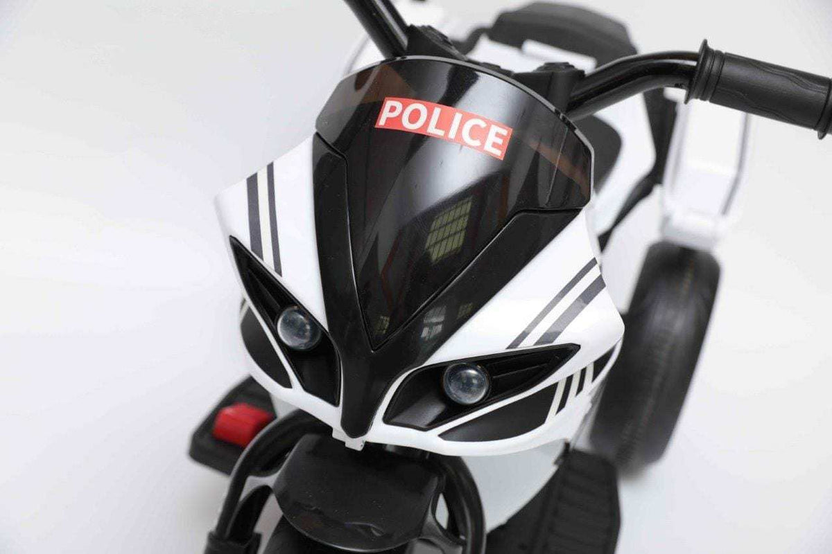 6v Kids Electric Ride on Police Trike Motorbike